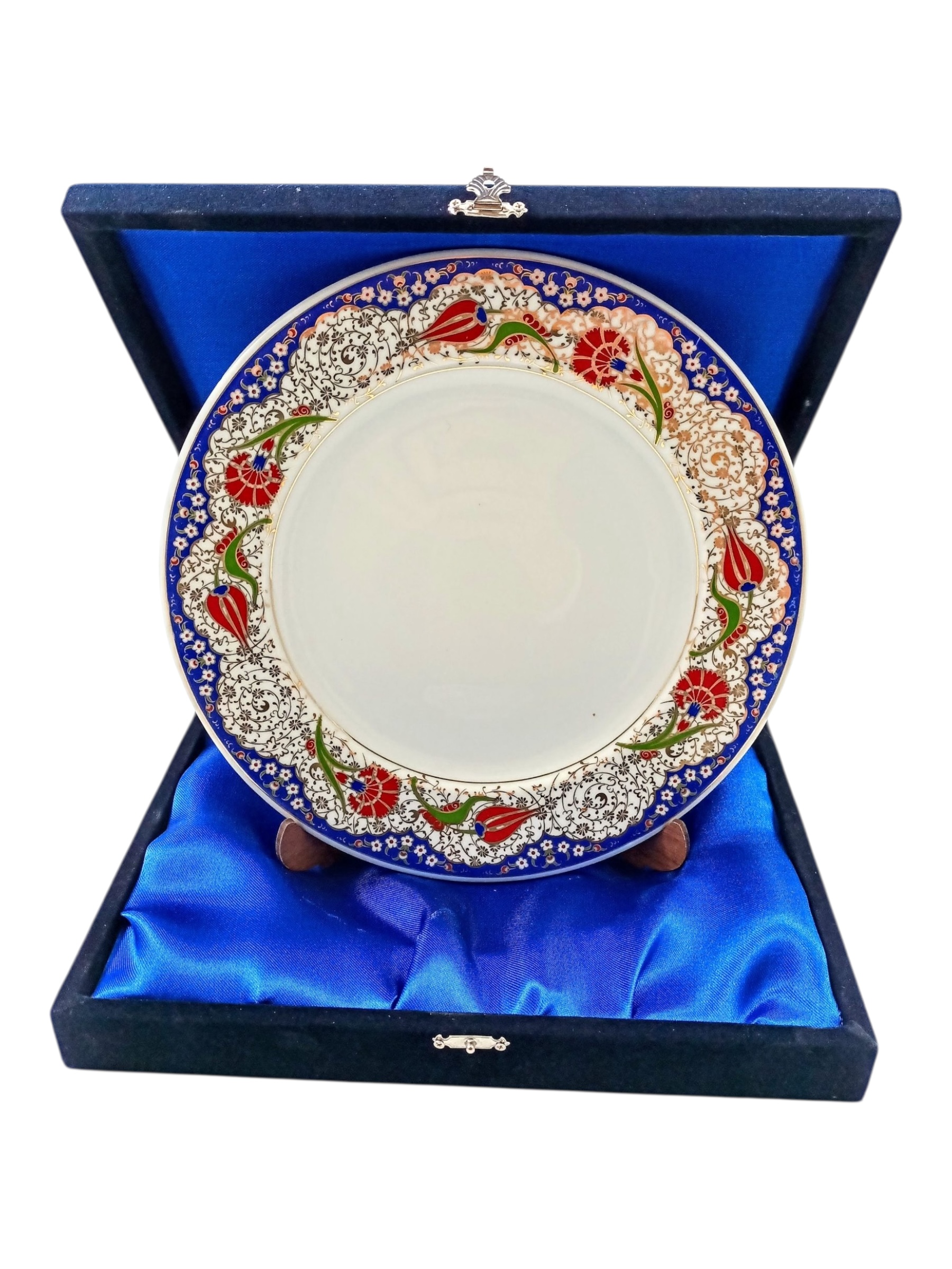 Çini Motifli Plaket Tabak