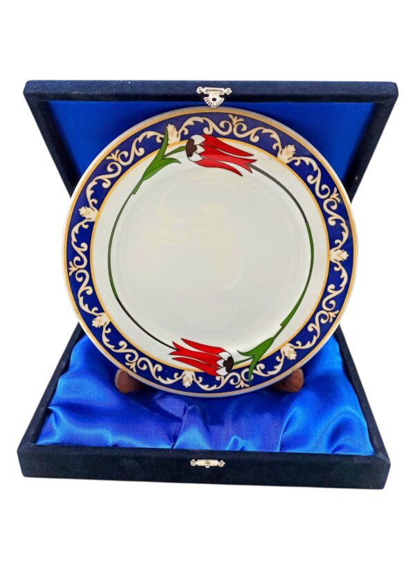 Çini Motifli Plaket Tabak