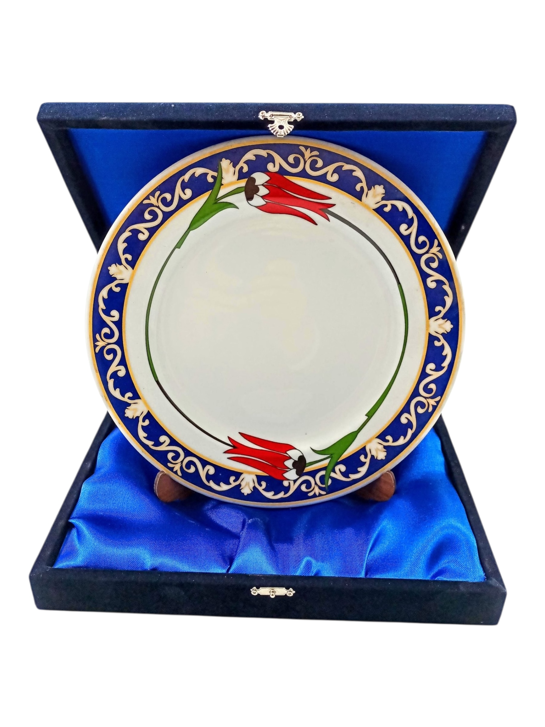 Çini Motifli Plaket Tabak