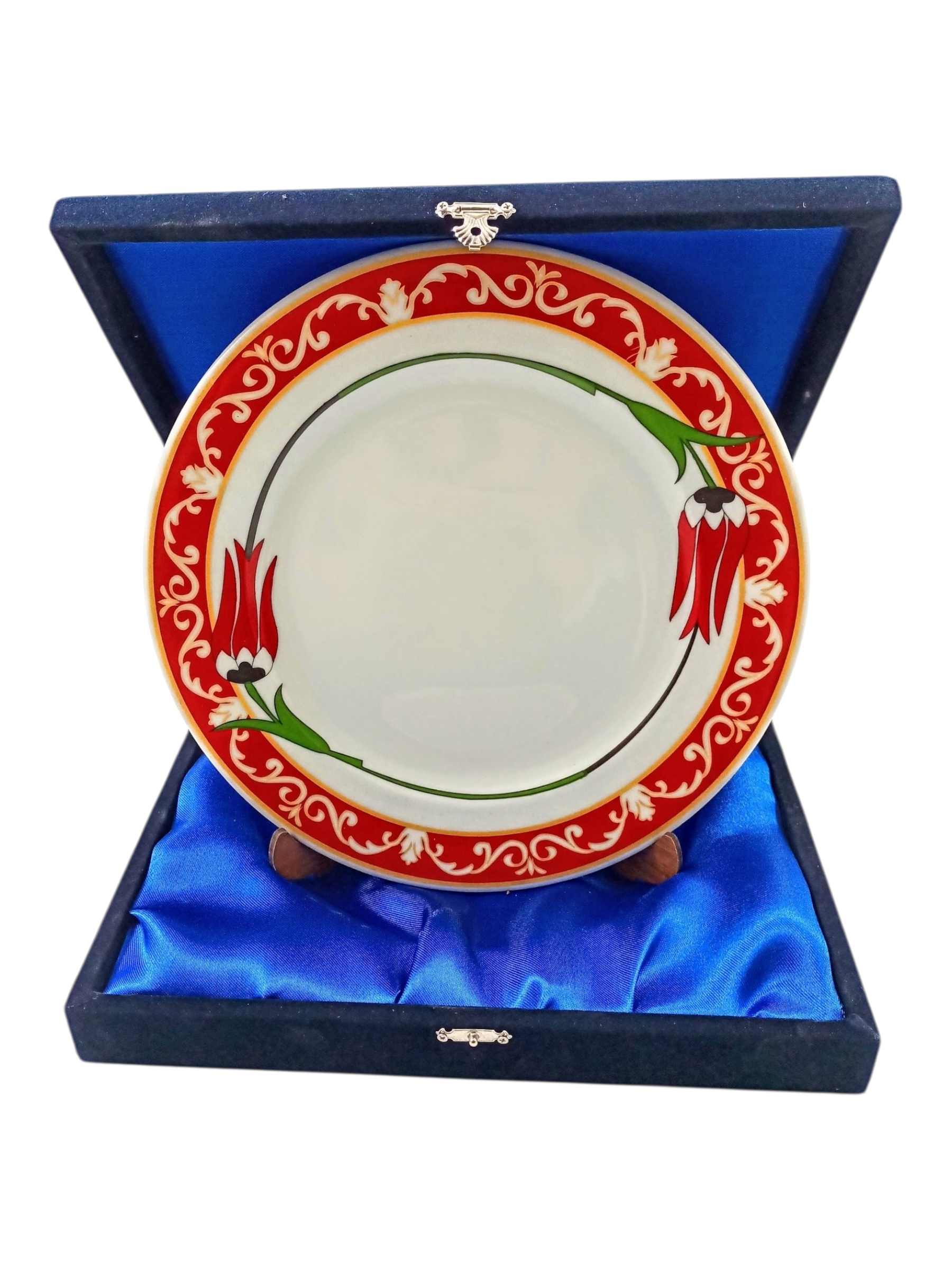 Çini Motifli Plaket Tabak