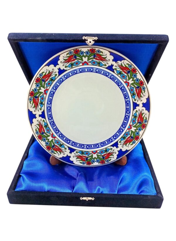 Çini Motifli Plaket Tabak