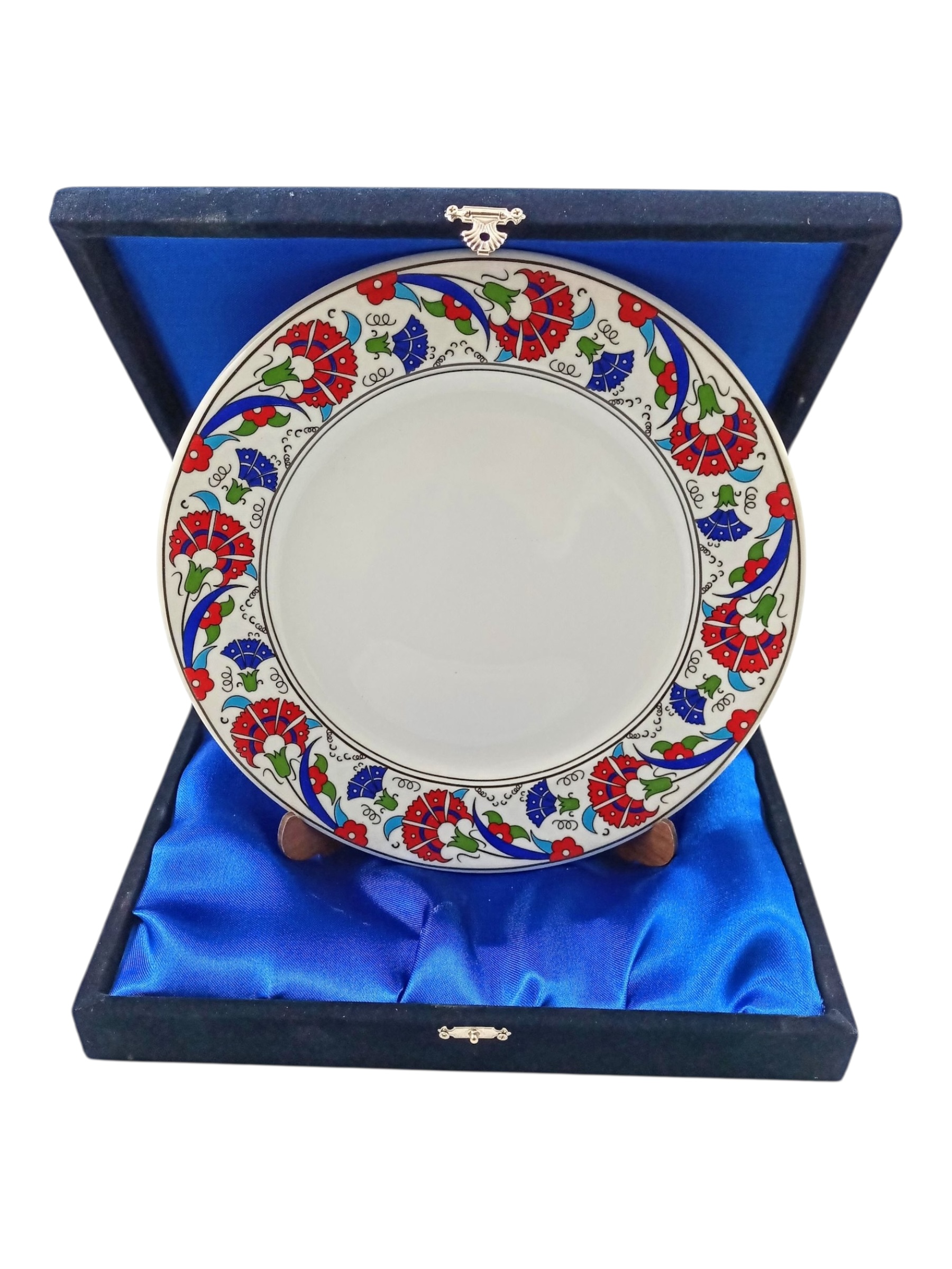Çini Motifli Plaket Tabak