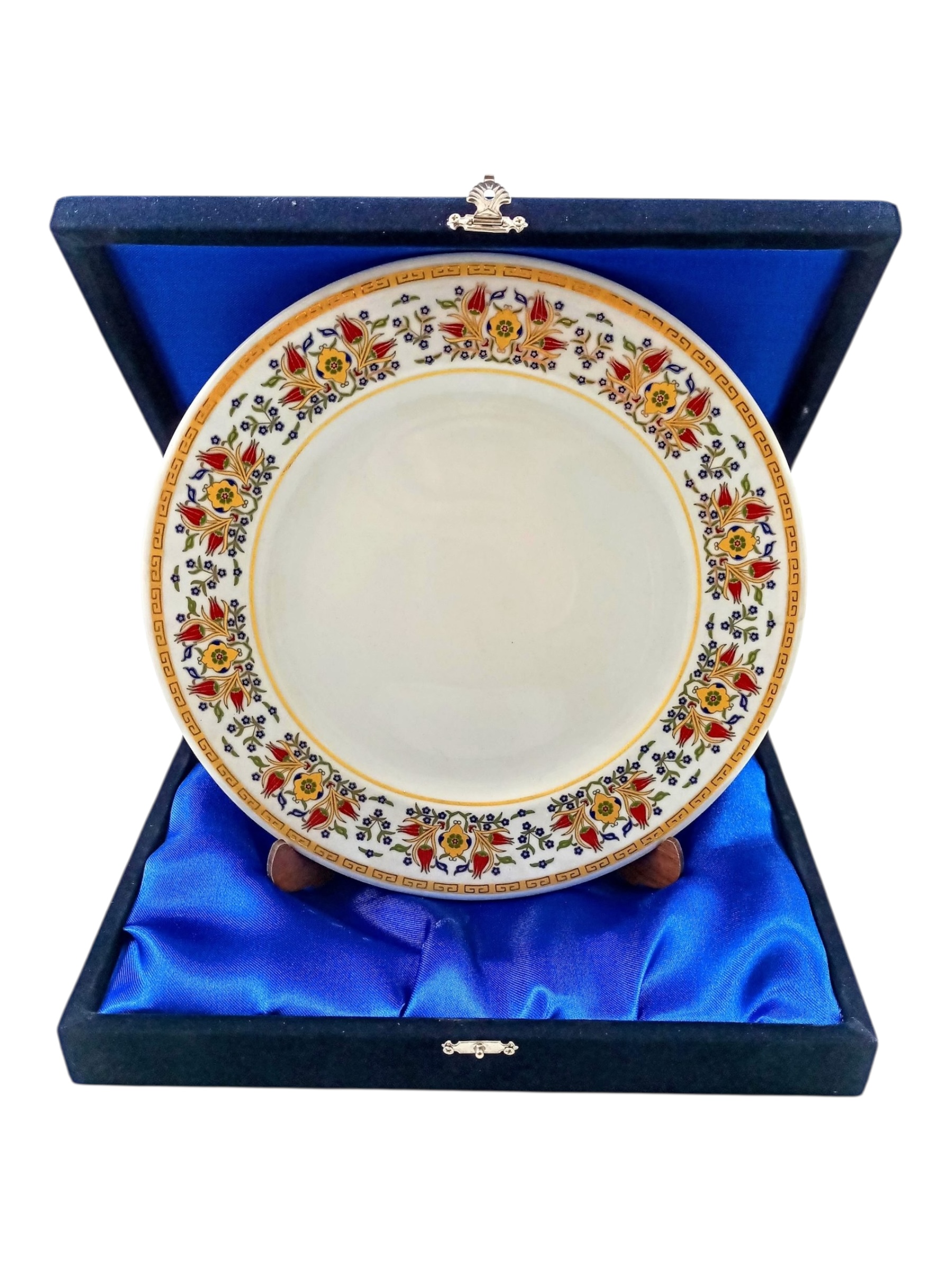 Çini Motifli Plaket Tabak