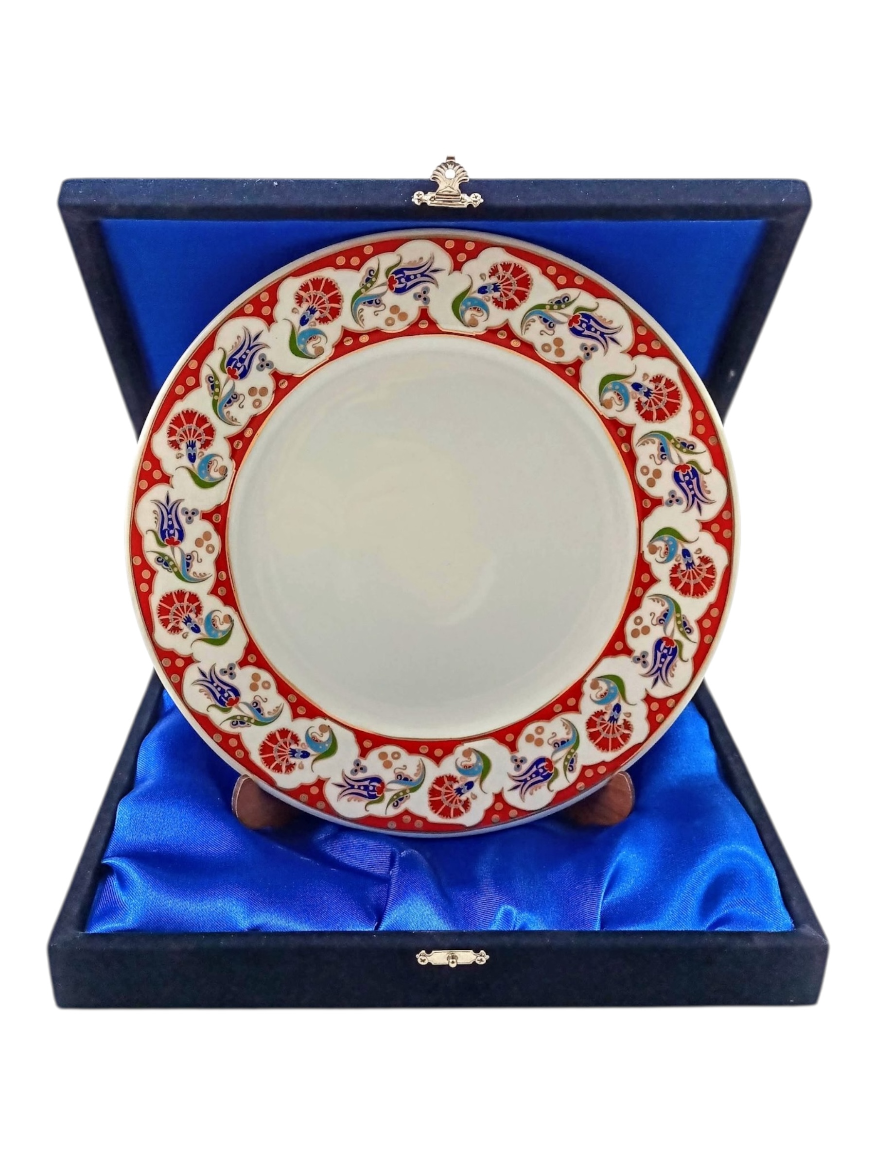 Çini Motifli Plaket Tabak