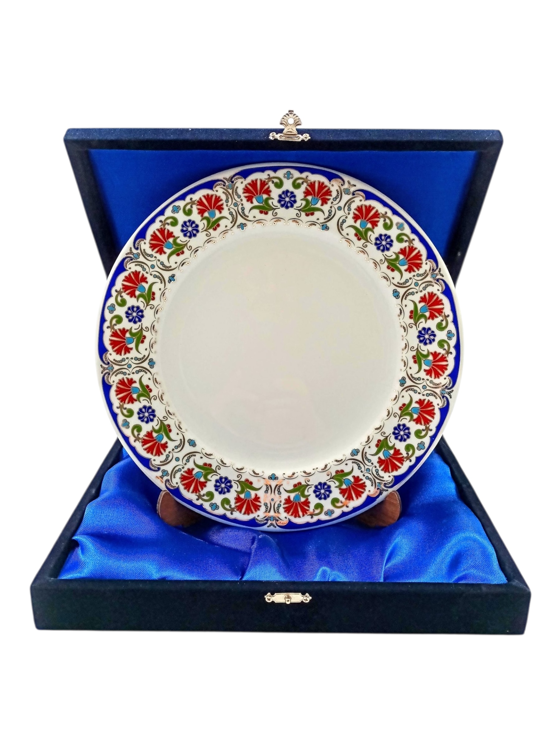 Çini Motifli Plaket Tabak