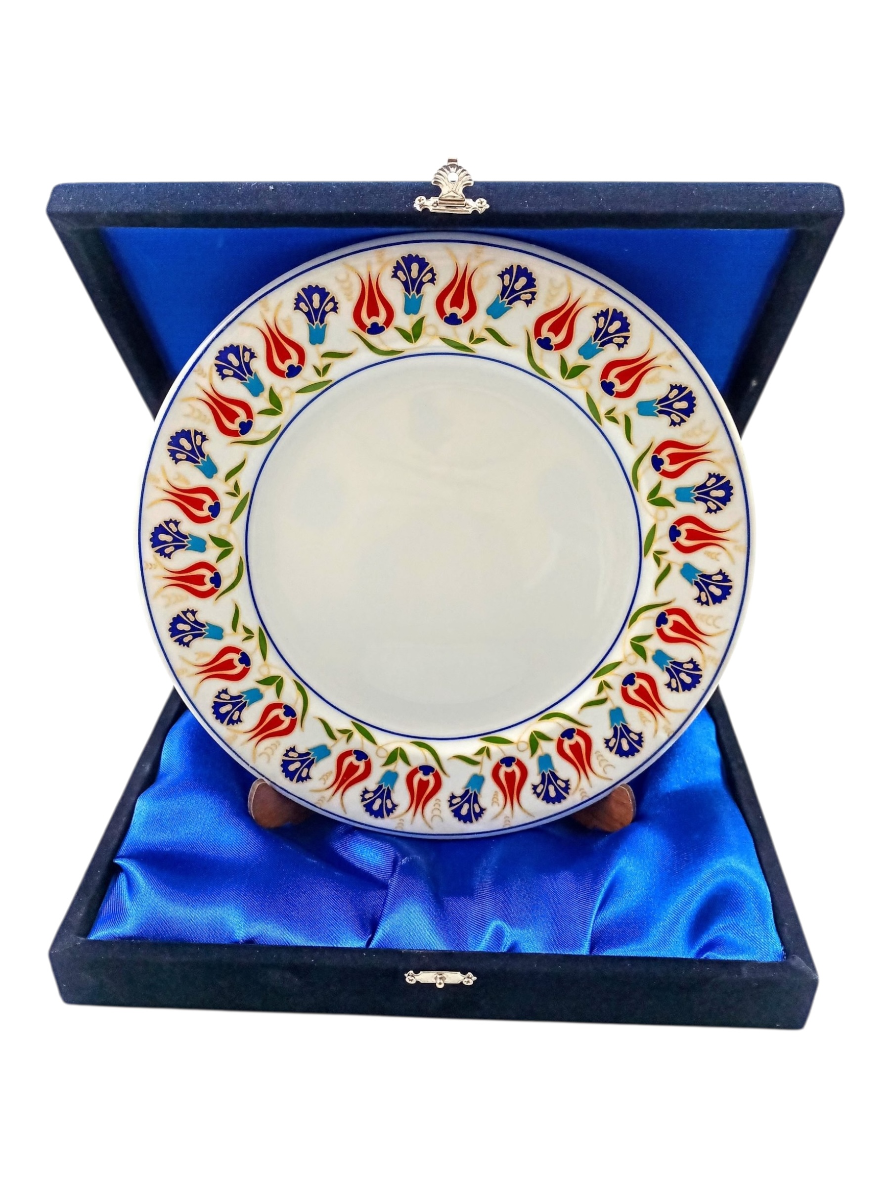 Çini Motifli Plaket Tabak